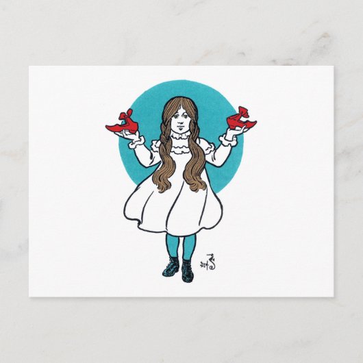 Dorothy: Der wunderbare Zauberer von Oz Postkarte (Vorderseite)