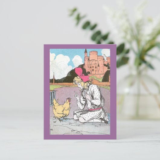 Dorothy Frees the Yellow Hen Postkarte (Stehend Vorderseite)