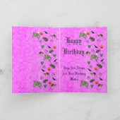 Dorothy, Happy Birthday Aussie Theme Birthday Card Karte (Innenseite)
