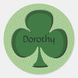 Dorothy Kleeblatt Name Sticker / Siegel