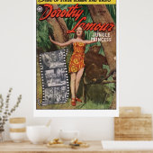 Dorothy Lamour Jungle Princess Poster (Küche)