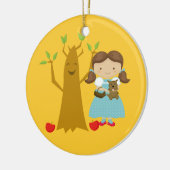 Dorothy neben Talking Tree Christmas Ornament (Links)