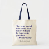 Dorothy Parker-Buch-Tasche Tragetasche (Vorne)