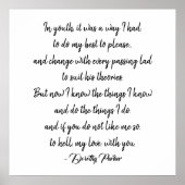 Dorothy Parker Quotation Poster (Vorne)