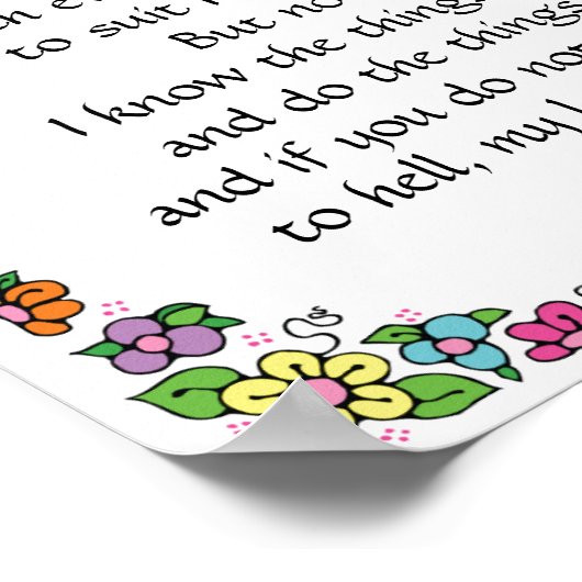 Dorothy Parker Quotation Poster von SRF (Ecke)