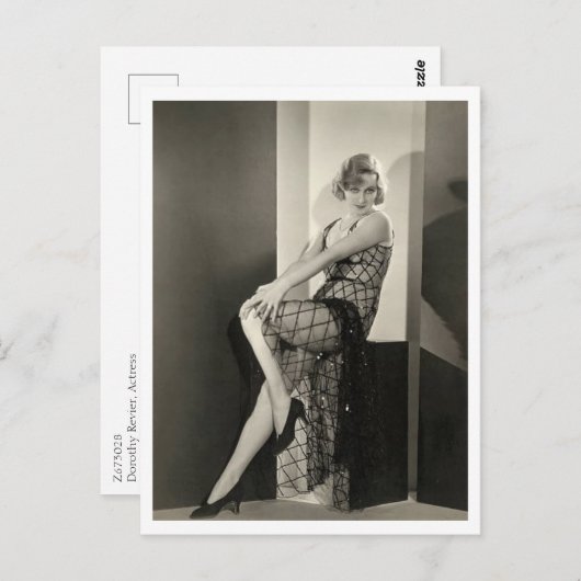 Dorothy Revier, Schauspielerin Postkarte (Vorne/Hinten)