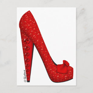 Dorothy Ruby Pump Postkarte