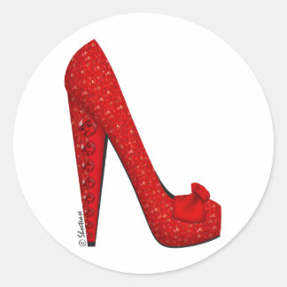 Dorothy Ruby Pump Runder Aufkleber