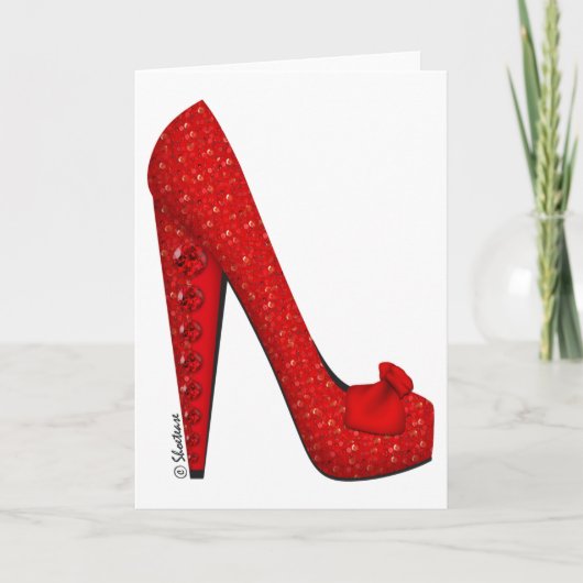 Dorothy Ruby Pumps Karte (Vorderseite)