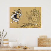 Dorothy schmelzende Wicked Witch Wizard von Oz Poster (Küche)