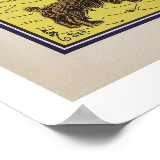 Dorothy trifft auf das feige Lion Poster (Ecke)