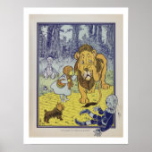 Dorothy trifft auf das feige Lion Poster (Vorne)