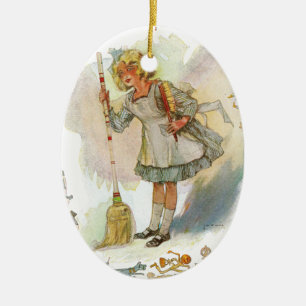 Dorothy tut Hausarbeit Vintage Unze Keramik Ornament
