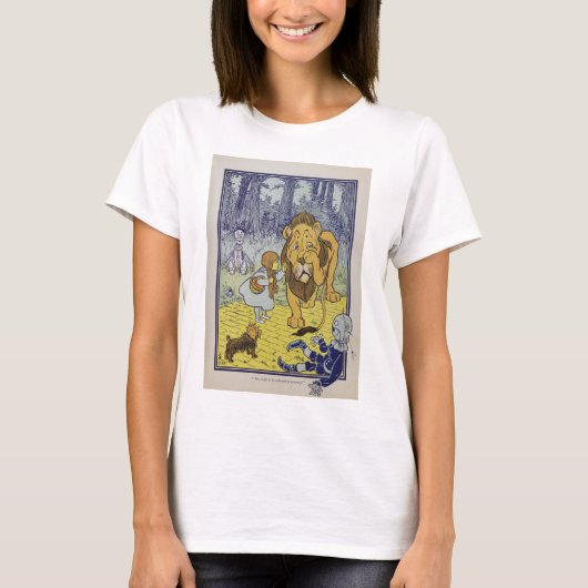 Dorothy und der feige Löwe von Zauberer von Oz T-Shirt (Vorderseite)