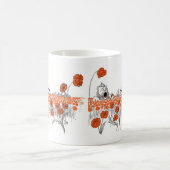Dorothy und die Mohnblumen Kaffeetasse (Mittel)