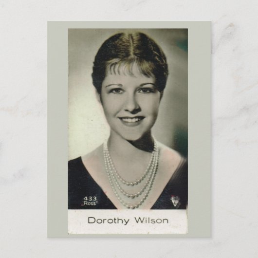 Dorothy Wilson Postkarte (Vorderseite)
