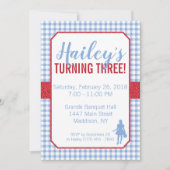 Dorothy Wizard von Oz Birthday Einladung (Vorderseite)