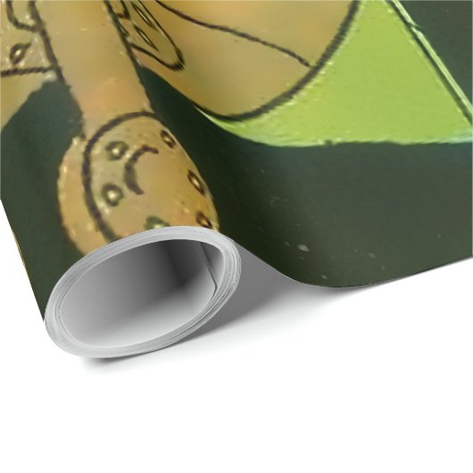 "Dorothy Wound Up Number 1" von John R Neill Geschenkpapier (Rolleneckpunkt)