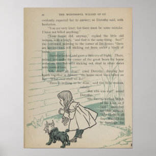 Dorothys Haus tötet die verheerte Hexe Poster