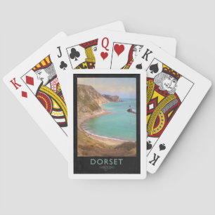 Dorset-Bahn-Plakat Spielkarten