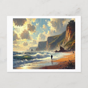 Dorset Beach UK, Postkarte