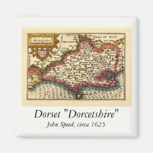 Dorset Dorsetshire Landkreis England Alte historis Magnet