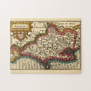 Dorset Dorsetshire Landkreis England Alte historis Puzzle