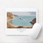 Dorset-Eisenbahnplakat Mousepad (Mit Mouse)