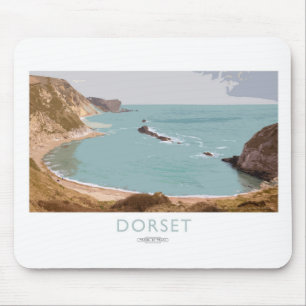 Dorset-Eisenbahnplakat Mousepad