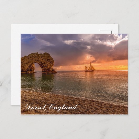 Dorset England Durdle Door Travel Foto Postkarte (Vorne/Hinten)