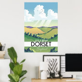 Dorset England Reiseplakat Poster (Heimbüro)
