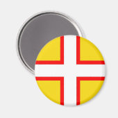 Dorset Flag Magnet (Vorderseite/Rückseite)
