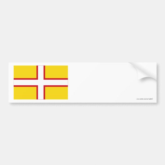 Dorset-Flagge Autoaufkleber (Vorne)