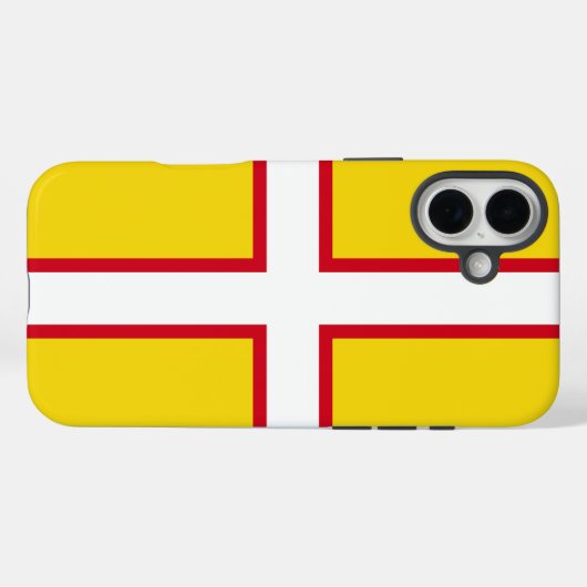 Dorset-Flagge Case-Mate iPhone Hülle (Rückseite (Horizontal))