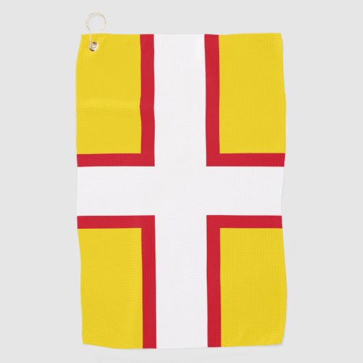 Dorset-Flagge Golfhandtuch (Vorderseite)