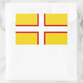 Dorset-Flagge Rechteckiger Aufkleber (Tasche)