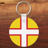 Dorset-Flagge Schlüsselanhänger (Vorderseite)