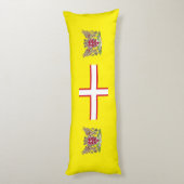 Dorset-Flagge Seitenschläferkissen (Rückseite (Vertikal))