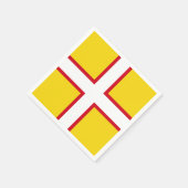 Dorset-Flagge Serviette (Ecke)