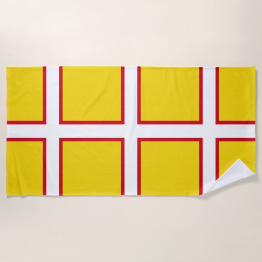 Dorset-Flagge Strandtuch (Vorderseite)