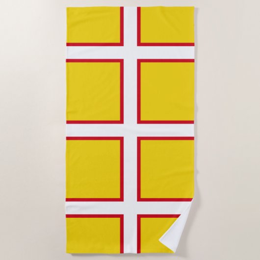 Dorset-Flagge Strandtuch (Vorderseite)