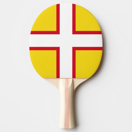 Dorset-Flagge Tischtennis Schläger (Vorderseite)