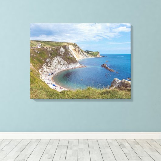 Dorset Man O'War Beach Leinwand (Insitu (Holzboden))