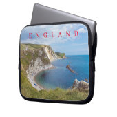 Dorset Man O'War Beach Notebook-Gehäuse Laptopschutzhülle (Vorderseite Links)