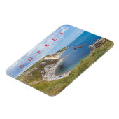 Dorset Man O'War Beach View Kühlschrankmagnet Magnet (Linke Seite)