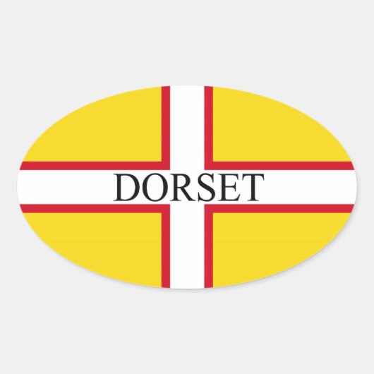 Dorset Ovaler Aufkleber (Vorderseite)