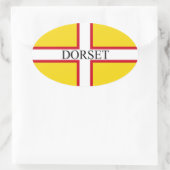 Dorset Ovaler Aufkleber (Tasche)
