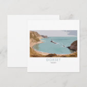 Dorset Railposter Feiertagskarte (Vorne/Hinten)