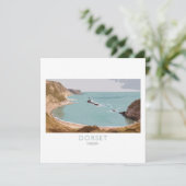 Dorset Railposter Feiertagskarte (Stehend Vorderseite)
