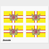 Dorset Rechteckiger Aufkleber (Blatt)